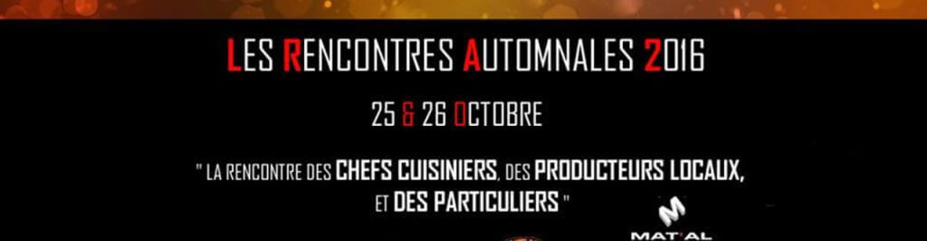 Affiche Les rencontres Automnales 2016