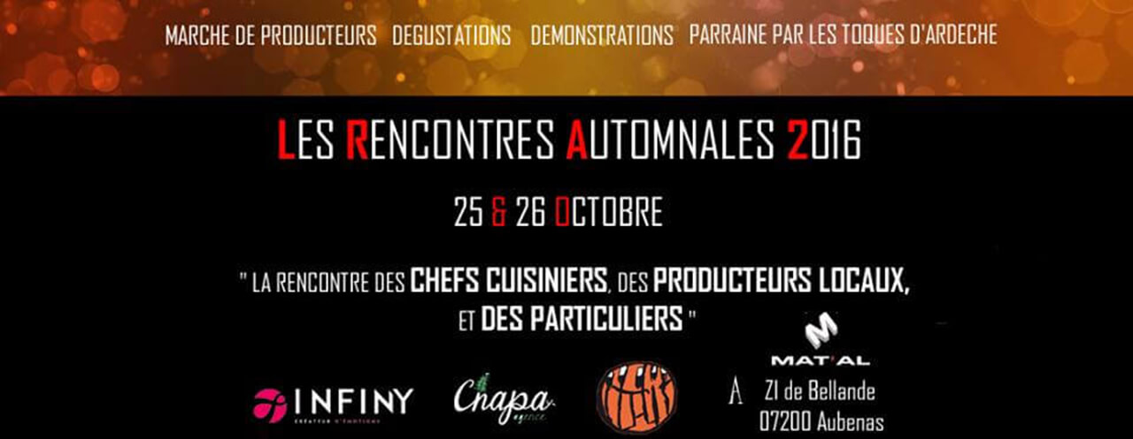 Affiche Les rencontres Automnales 2016